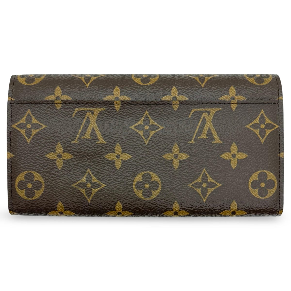 Louis Vuitton Sarah wallet Monogram Canvas fuchsia interior