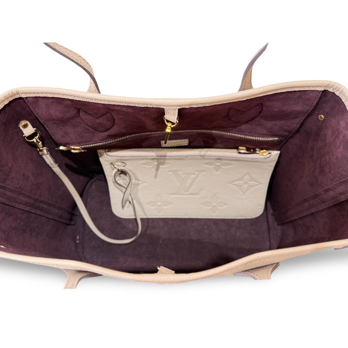 Louis Vuitton Neverfull MM Monogram Empreinte Leather Tote
