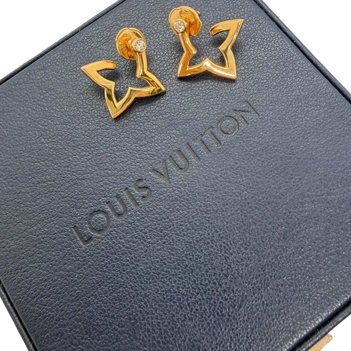 Louis Vuitton 18kt Pink Ombre Blossom Diamond Earrings
