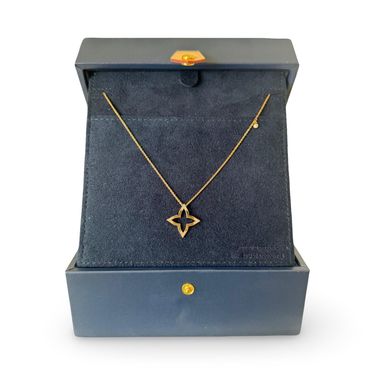 Louis Vuitton 18kt Pink Gold Ombre Blossom Diamond Pendant Necklace