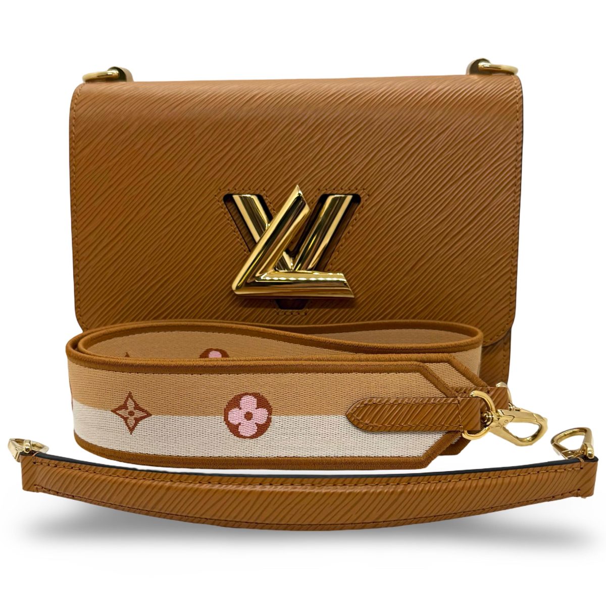 Louis Vuitton Twist, Gold Miel Brown MM