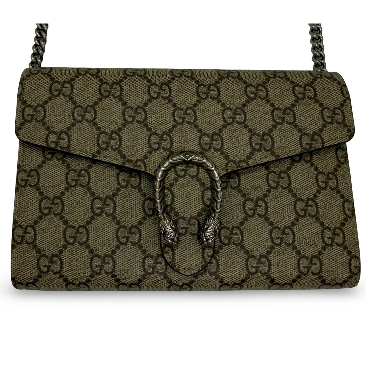 Gucci GG Supreme canvas chain mini shoulder bag