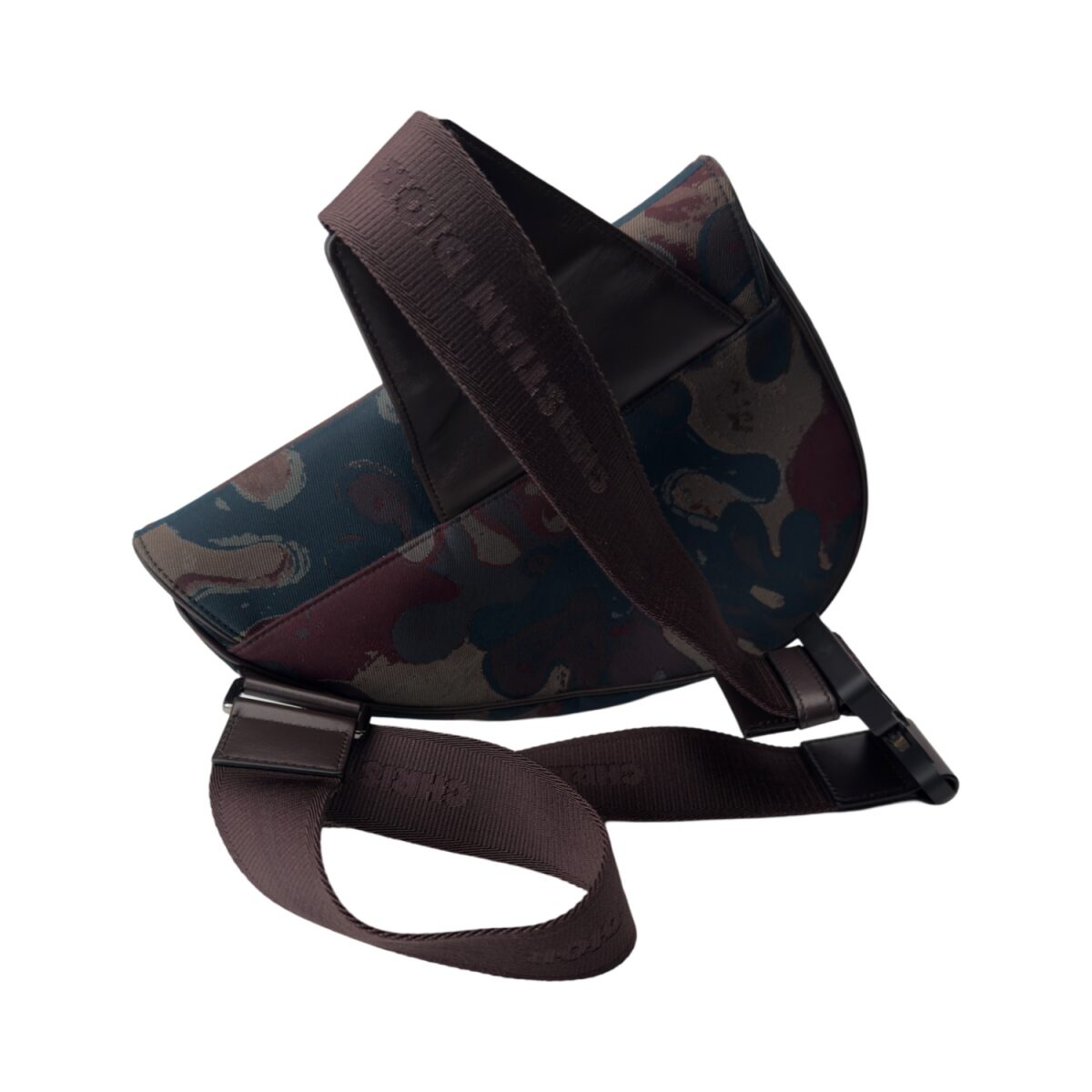 Dior X PETER DOIG Camouflage Saddle Bag