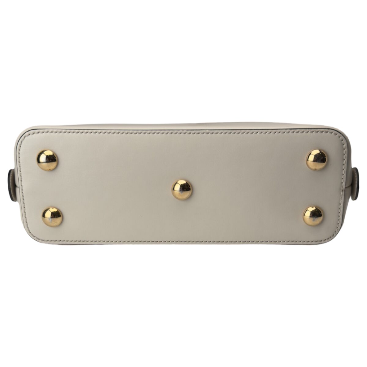 Gucci White Smooth Leather 1955 Horsebit Small Bag