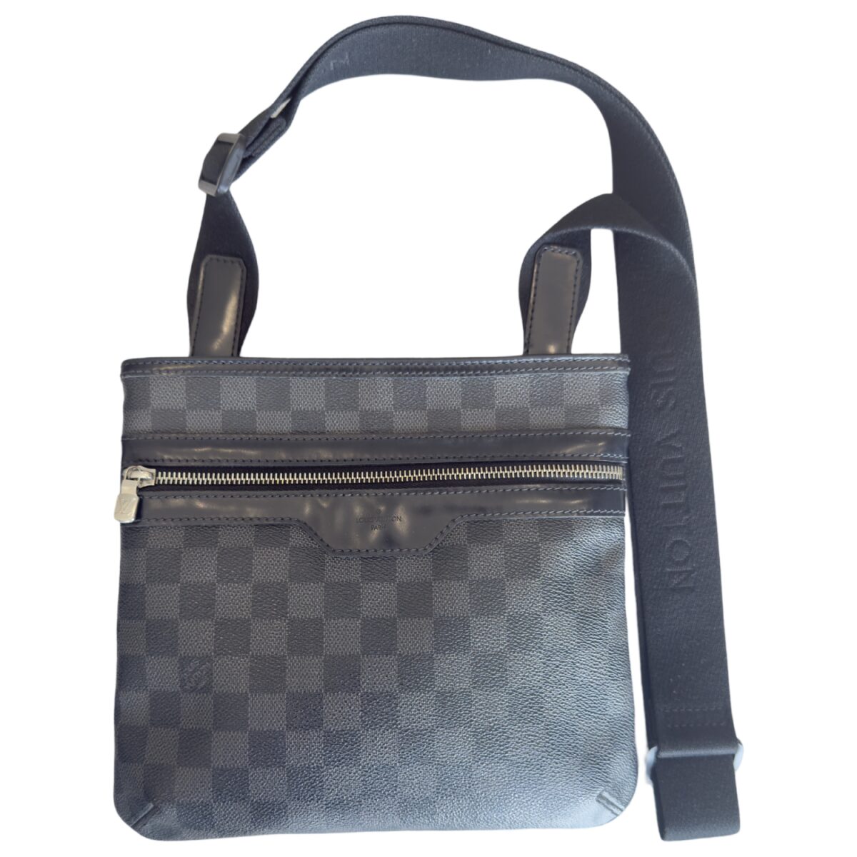 Louis Vuitton Sling Bag Damier Graphite Thomas Black
