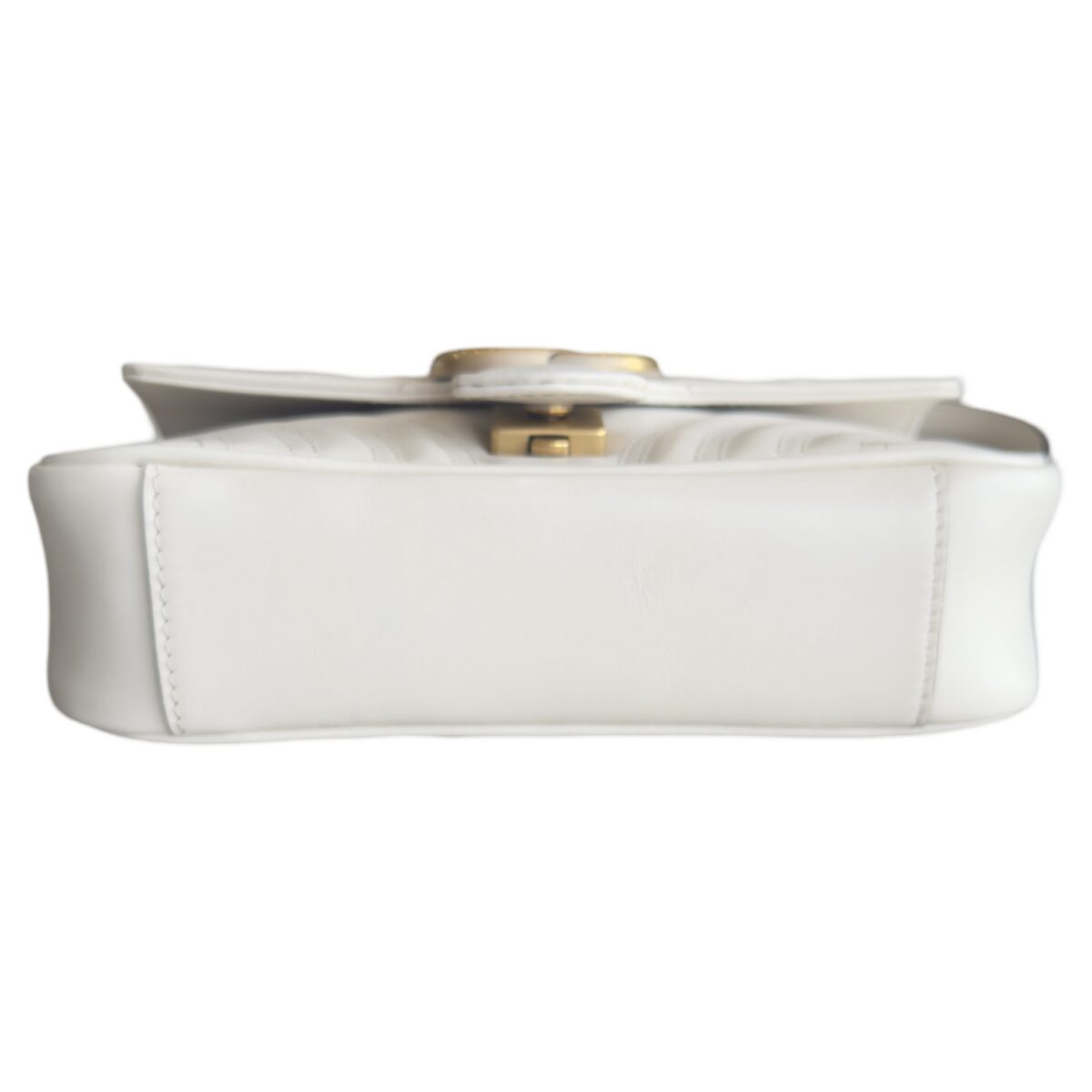 Gucci GG Marmont Matelassé Mini Bag White
