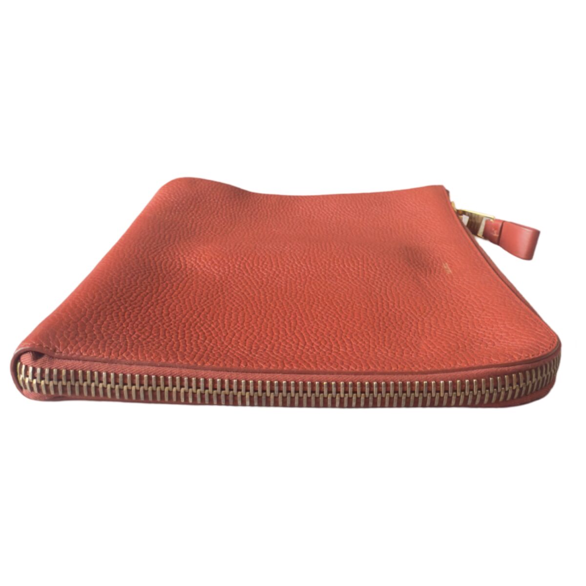 Tom Ford Zip Around Red Leather Porfolio Case