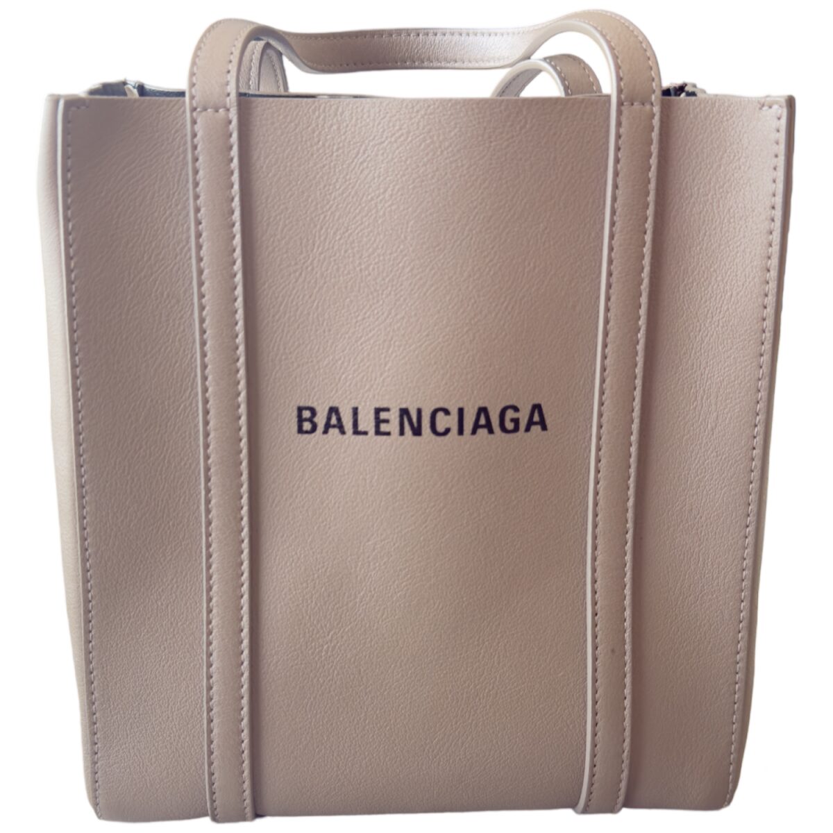 Balenciaga Calfskin Leather Tote Bag