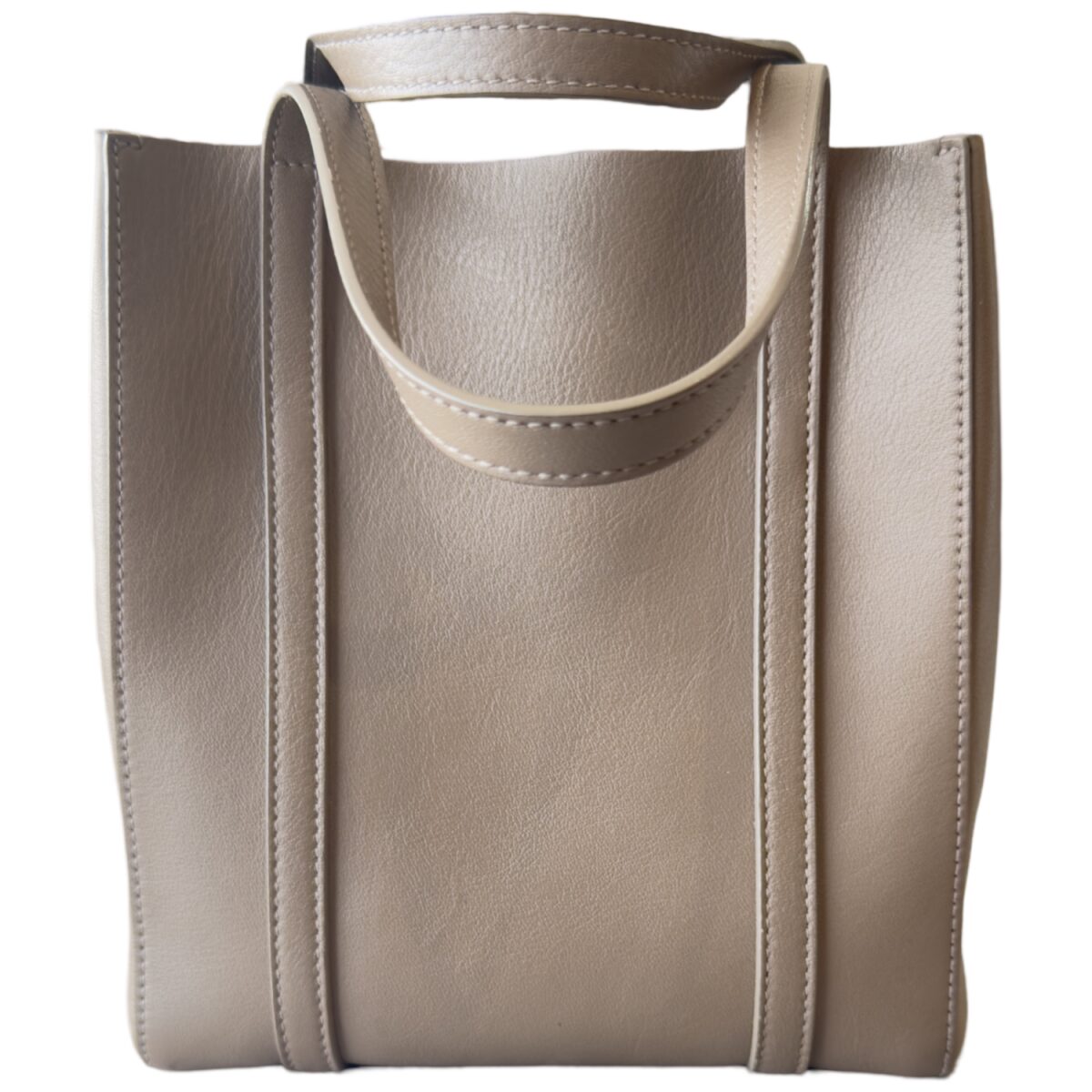 Balenciaga Calfskin Leather Tote Bag