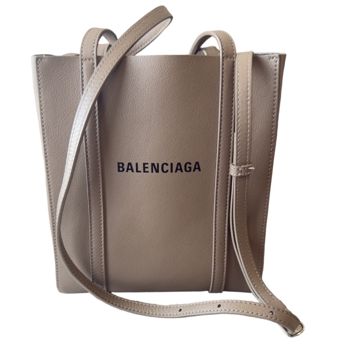Balenciaga Calfskin Leather Tote Bag