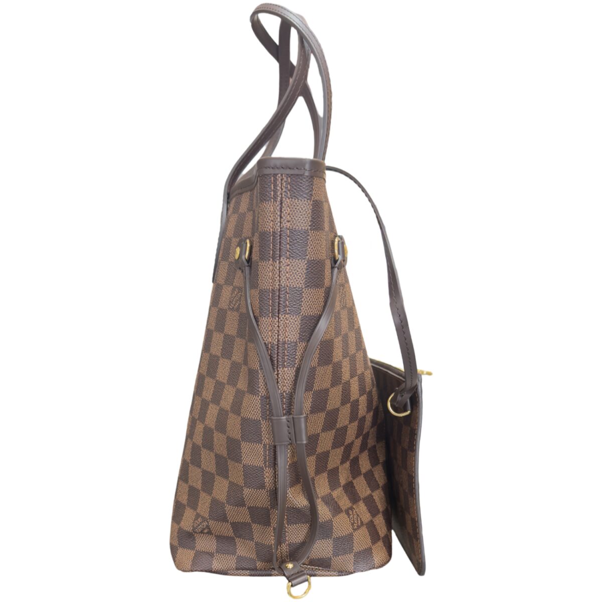 Louis Vuitton Neverfull Brown Damier Ebene Canvas Neverfull MM Tote Bag