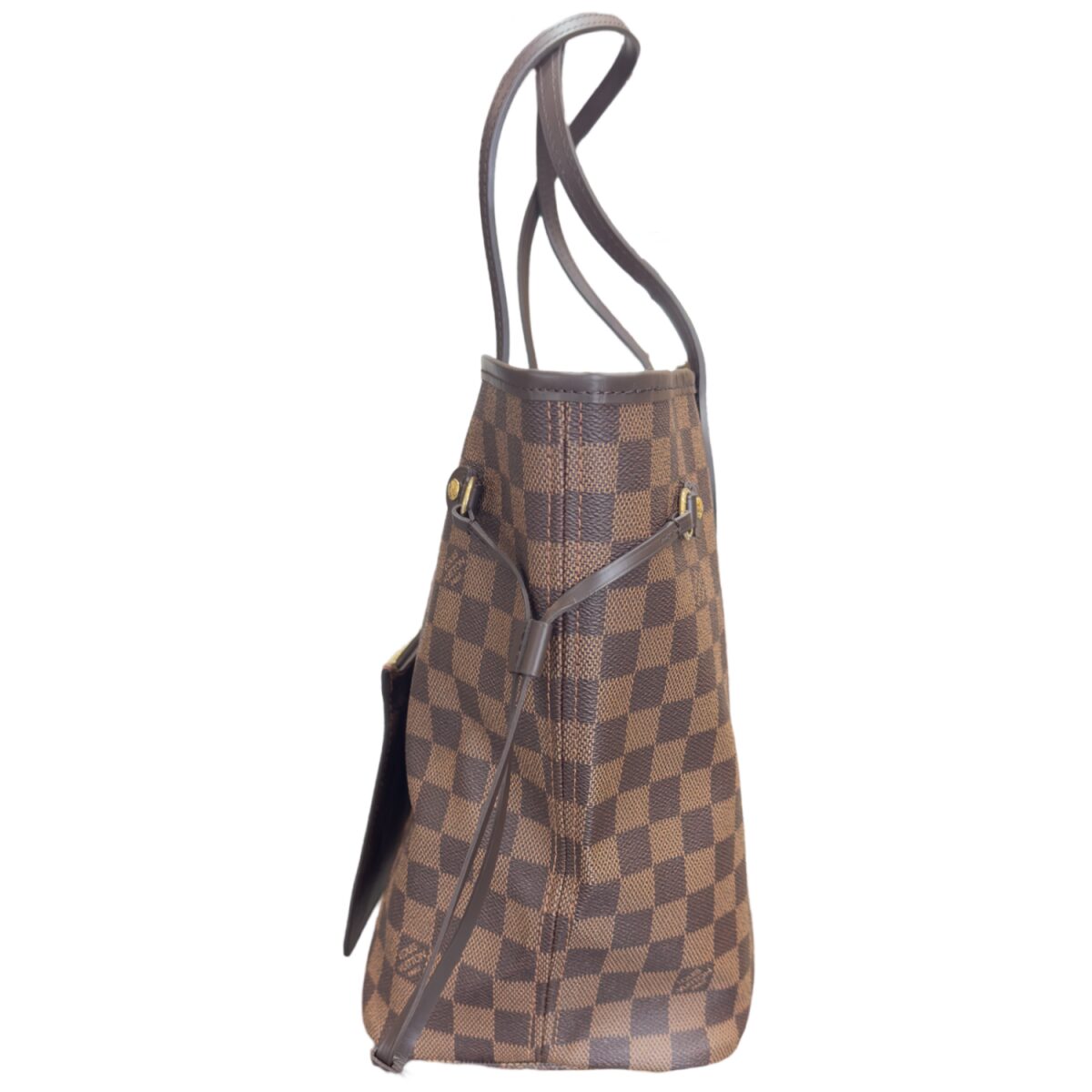 Louis Vuitton Neverfull Brown Damier Ebene Canvas Neverfull MM Tote Bag