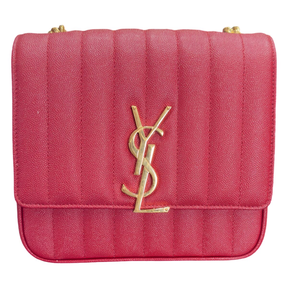 Saint Laurent Vicky YSL Logo Chain Shoulder Bag