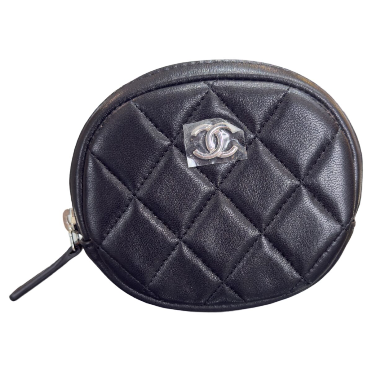 Chanel Lambskin Quilted Zip Around Classic Coin Purse