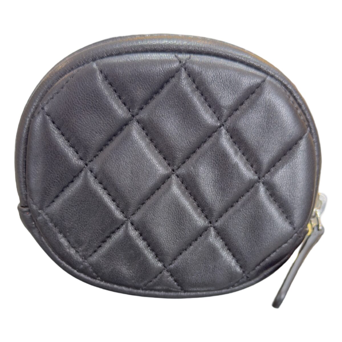 Chanel Lambskin Quilted Zip Around Classic Coin Purse