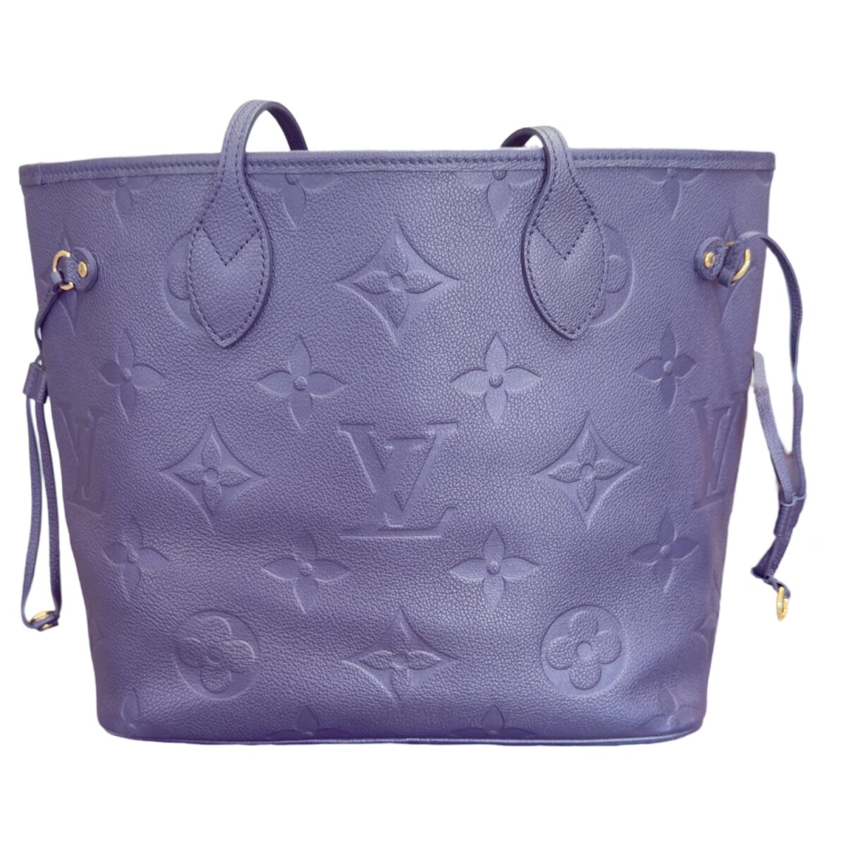 Louis Vuitton Neverfull MM Monogram Empreinte Navy Blue