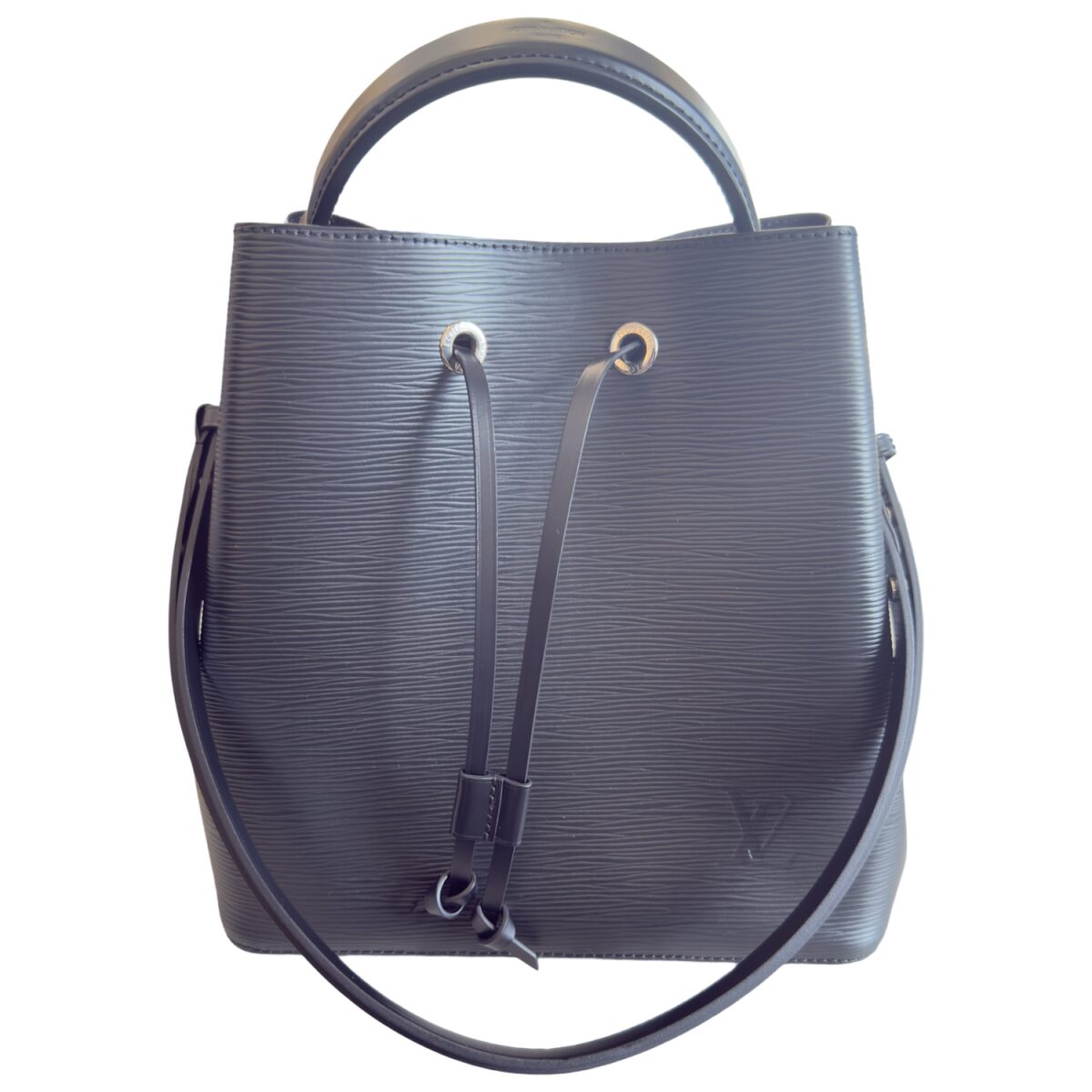Louis Vuitton NèoNoè MM Black Epi Leather Shoulder Bag 