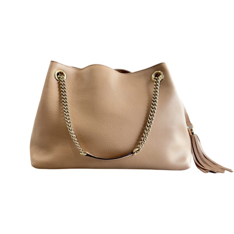 Gucci Pebbled Soho Chain Shoulder Bag