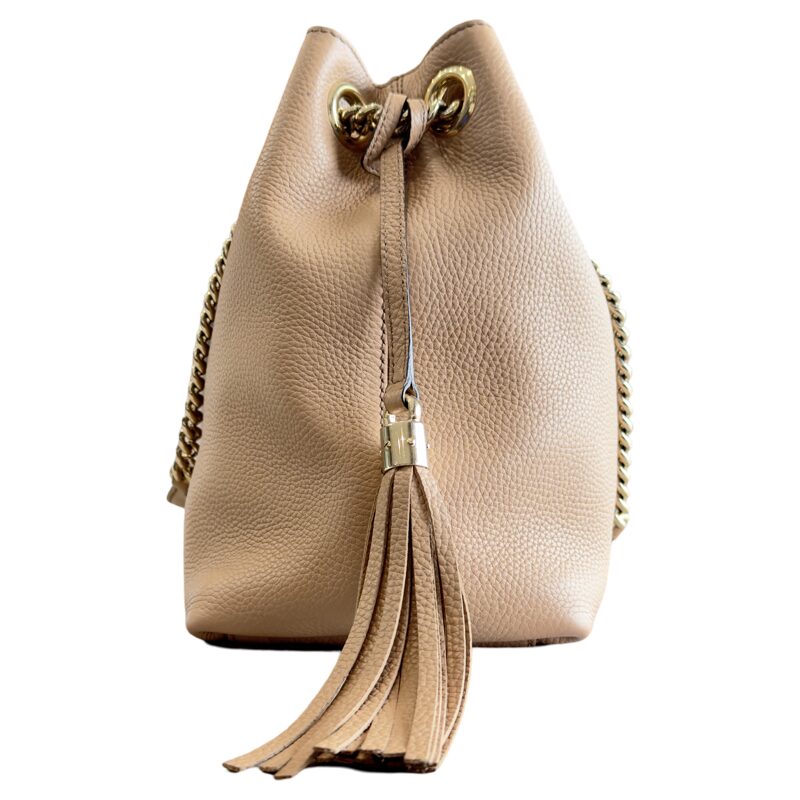 Gucci Pebbled Soho Chain Shoulder Bag