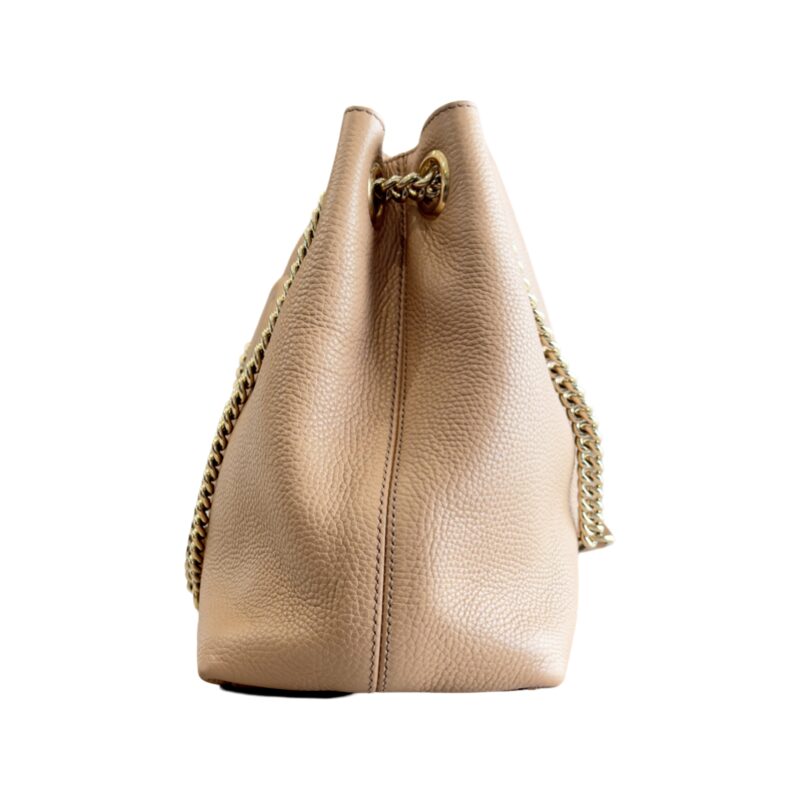 Gucci Pebbled Soho Chain Shoulder Bag