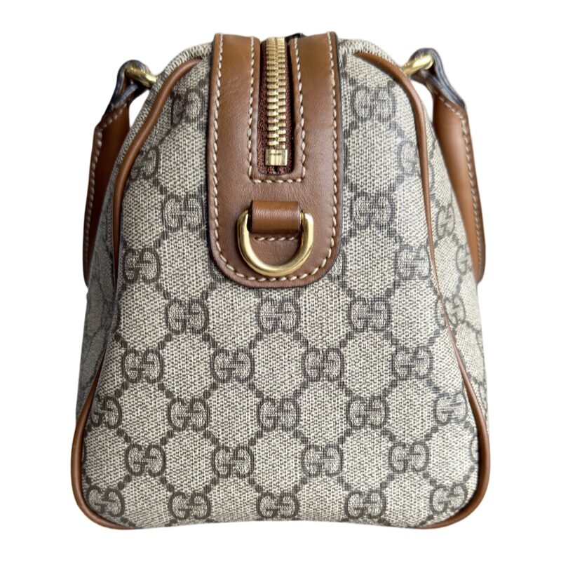 Gucci GG Supreme Canvas Limited Edition Bird Boston Bag