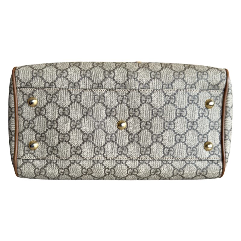 Gucci GG Supreme Canvas Limited Edition Bird Boston Bag