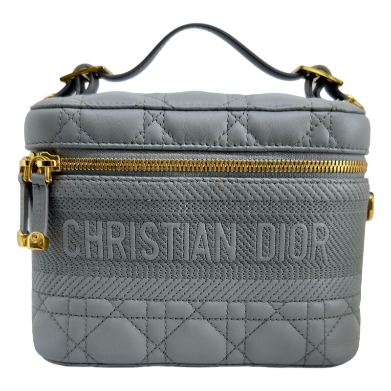 Christian Dior Lambskin Vanity Shoulder Bag