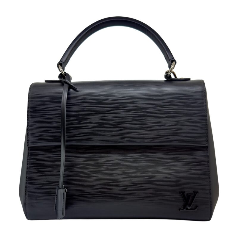 Louis Vuitton Epi Leather Cluny MM Handbag Black