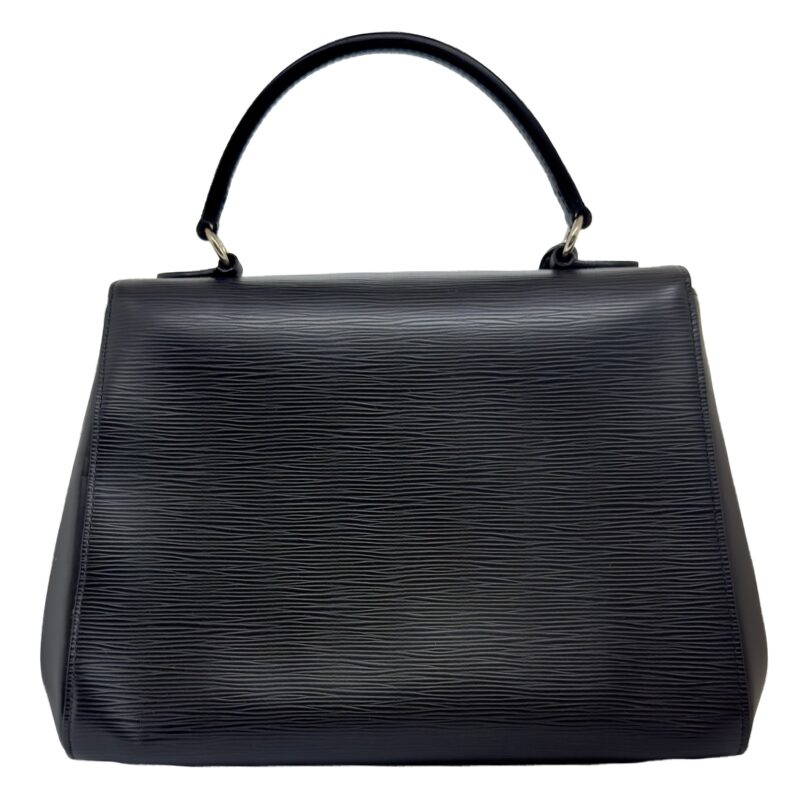 Louis Vuitton Epi Leather Cluny MM Handbag Black