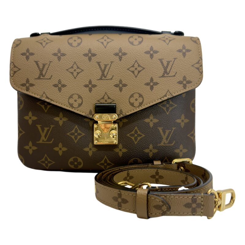 Louis Vuitton Pochette Métis Monogram Reverse Canvas