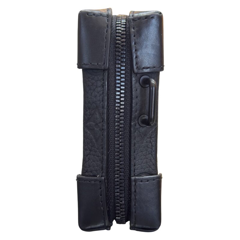 Louis Vuitton Black Monogram Embossed Taurillon Leather Soft Trunk
