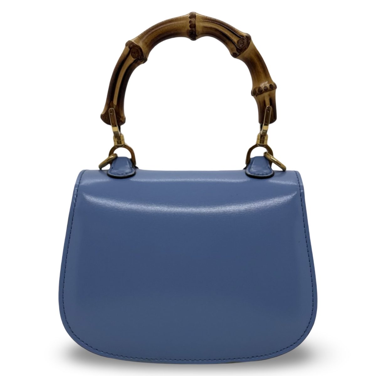 Gucci Leather Bamboo 1947 Mini Top Handle Bag
