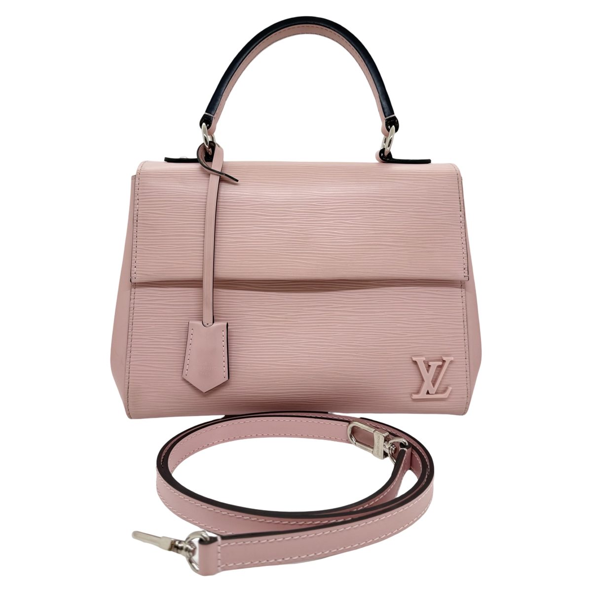 Louis Vuitton Epi Cluny BB Rose Ballerine