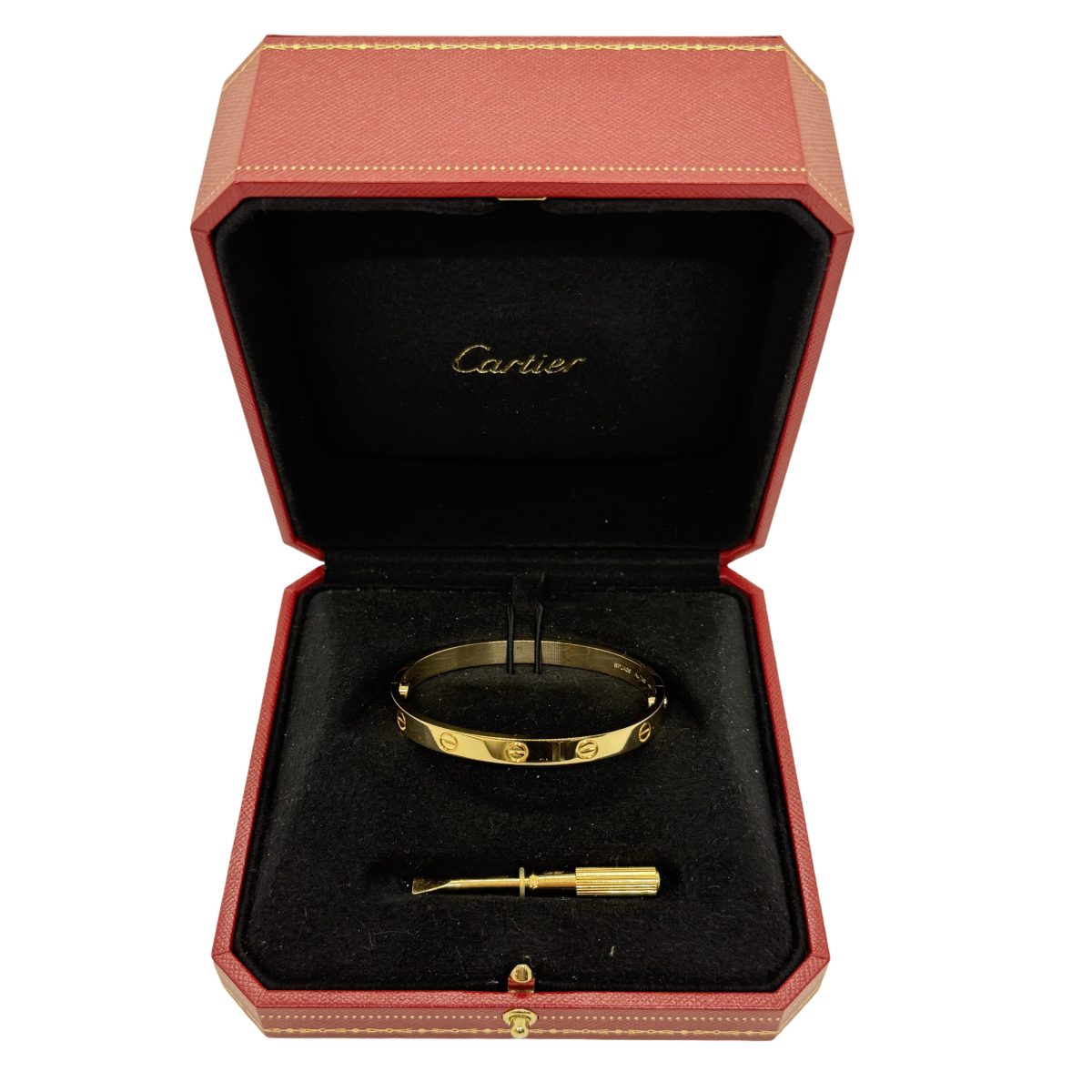 Cartier Classic Love bracelet 18kt yellow gold size 17