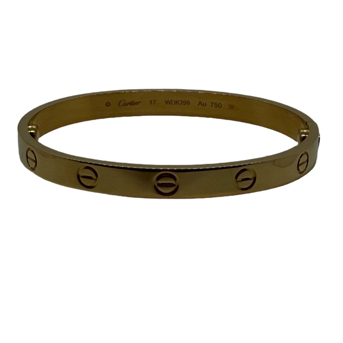 Cartier Classic Love bracelet 18kt yellow gold size 17