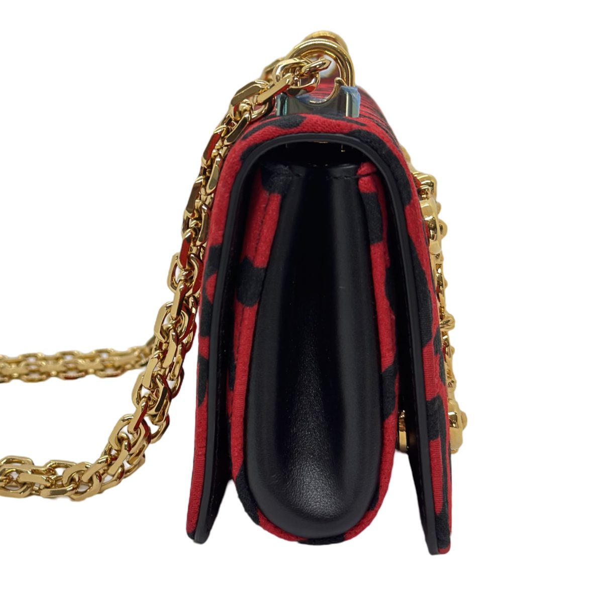 Dolce & Gabbana DG Girls leopard-print brocade shoulder bag