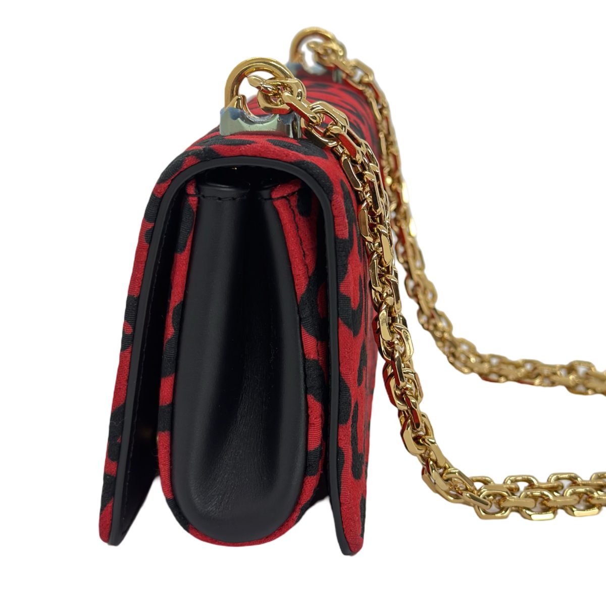 Dolce & Gabbana DG Girls leopard-print brocade shoulder bag