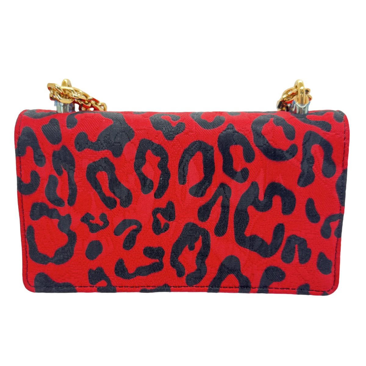 Dolce & Gabbana DG Girls leopard-print brocade shoulder bag