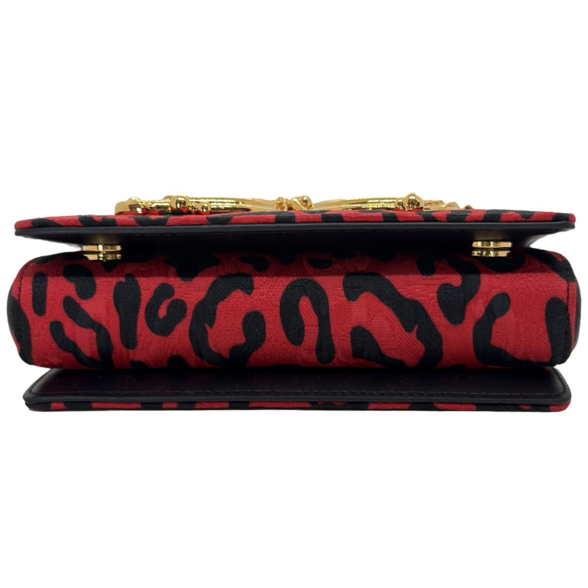 Dolce & Gabbana DG Girls leopard-print brocade shoulder bag