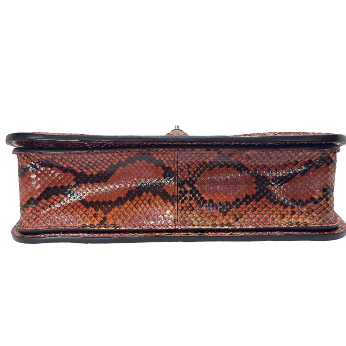Gucci Soft Jackie bag in orange/pink Python skin