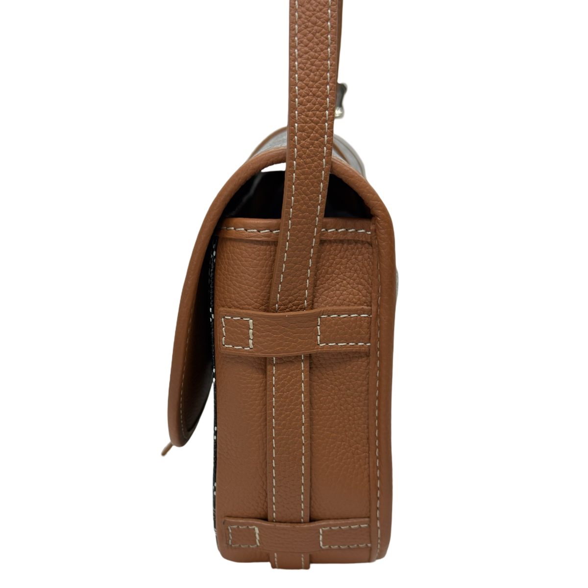 Goyard Goyardine Belvedere Crossbody PM Brown