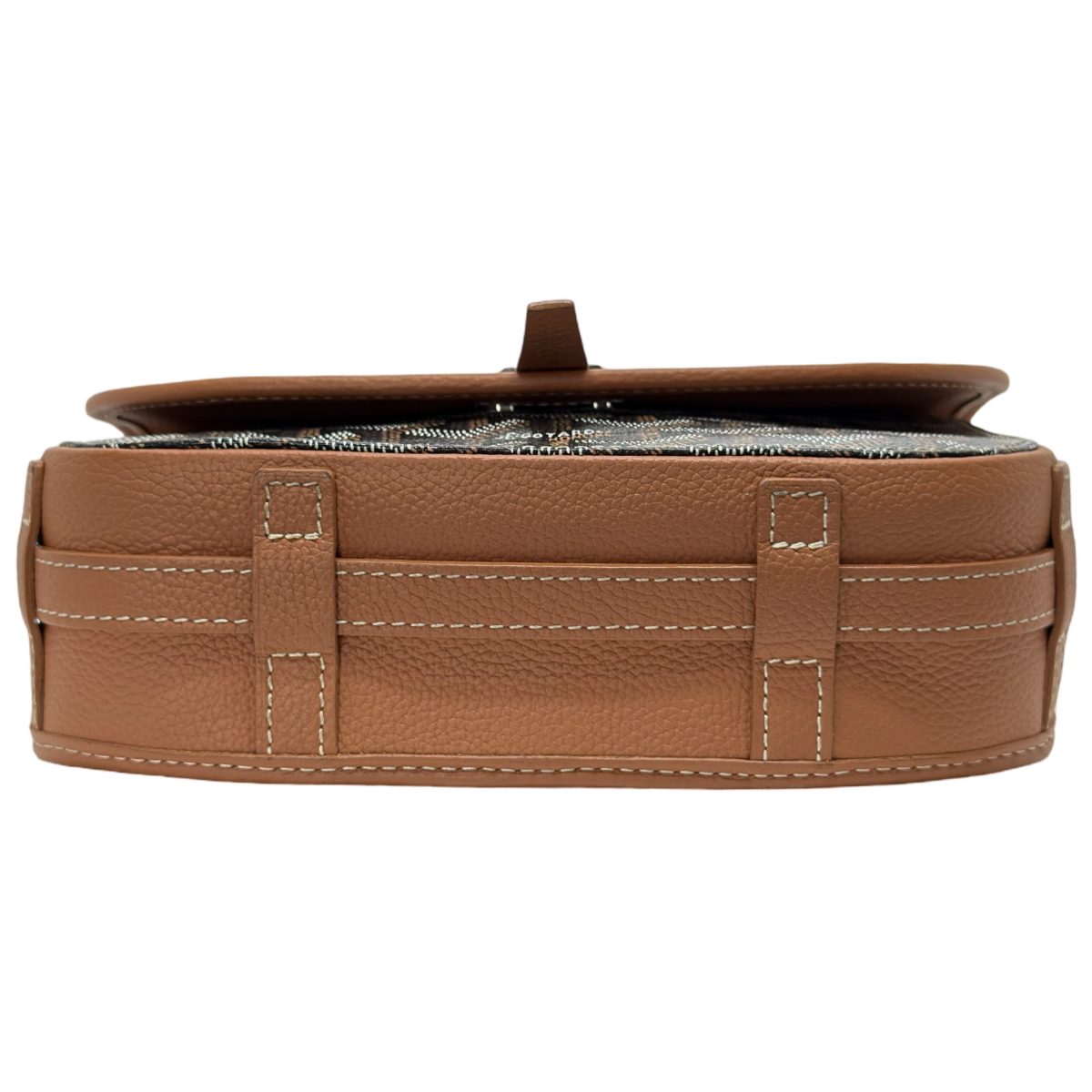 Goyard Goyardine Belvedere Crossbody PM Brown