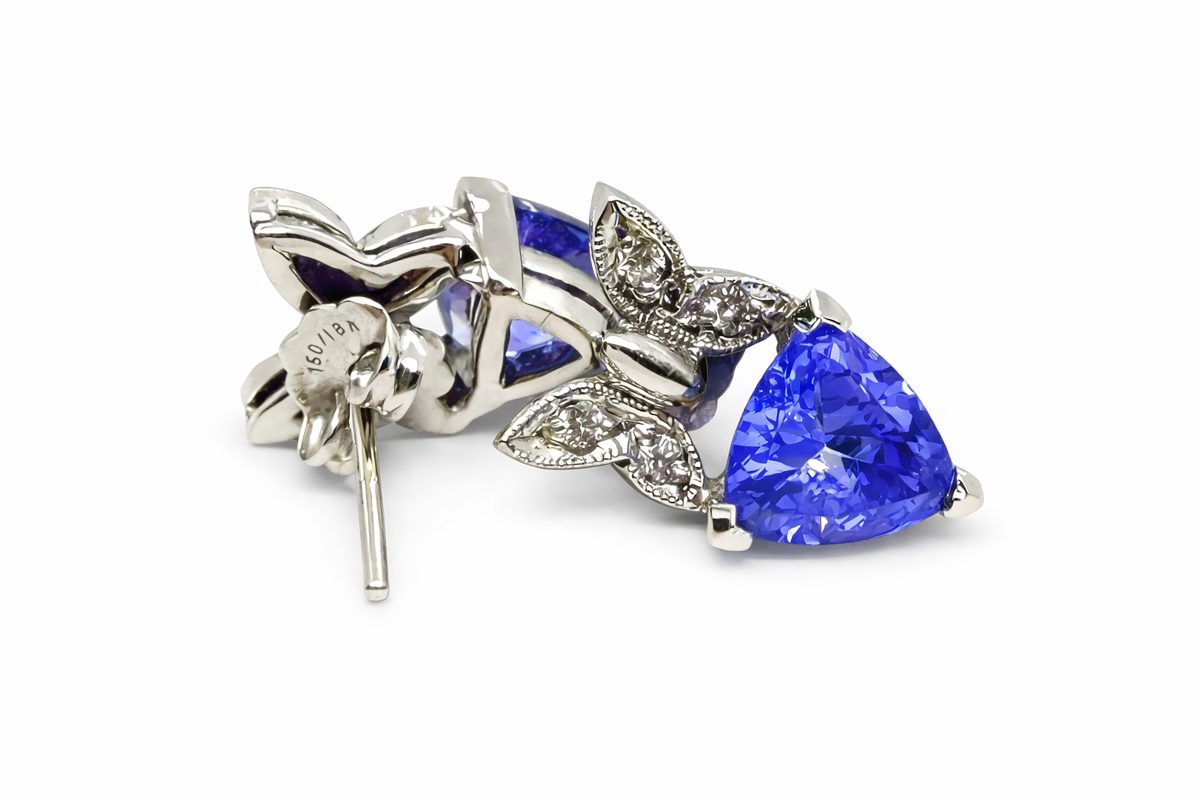 Diamond & Tanzanite Earrings