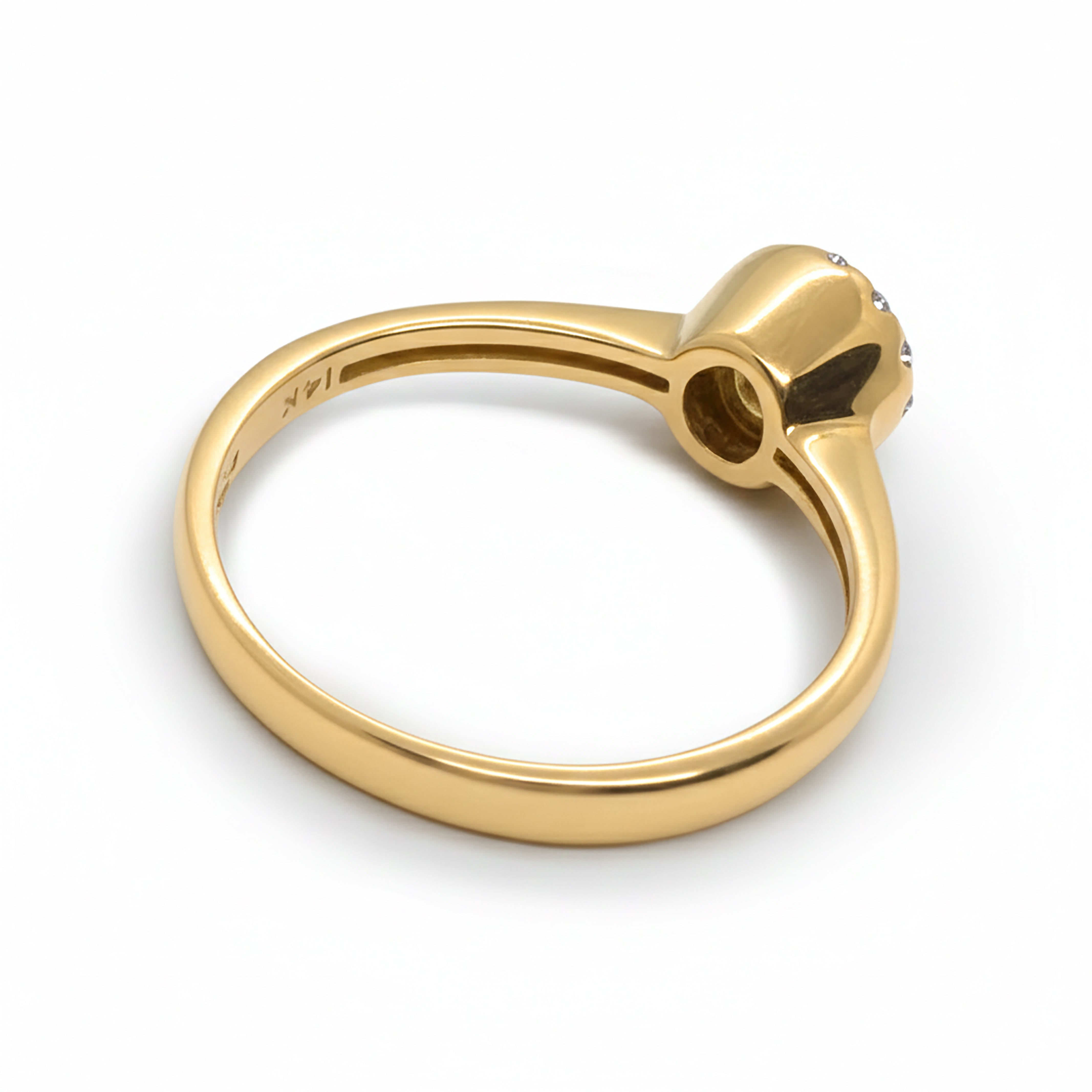 14KT yellow gold Ruby and Diamond Ring