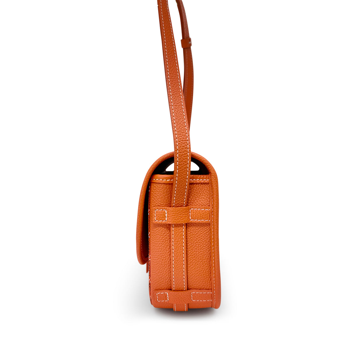 Goyard Belvedere II PM Orange Goyardine coated canvas and leather bag