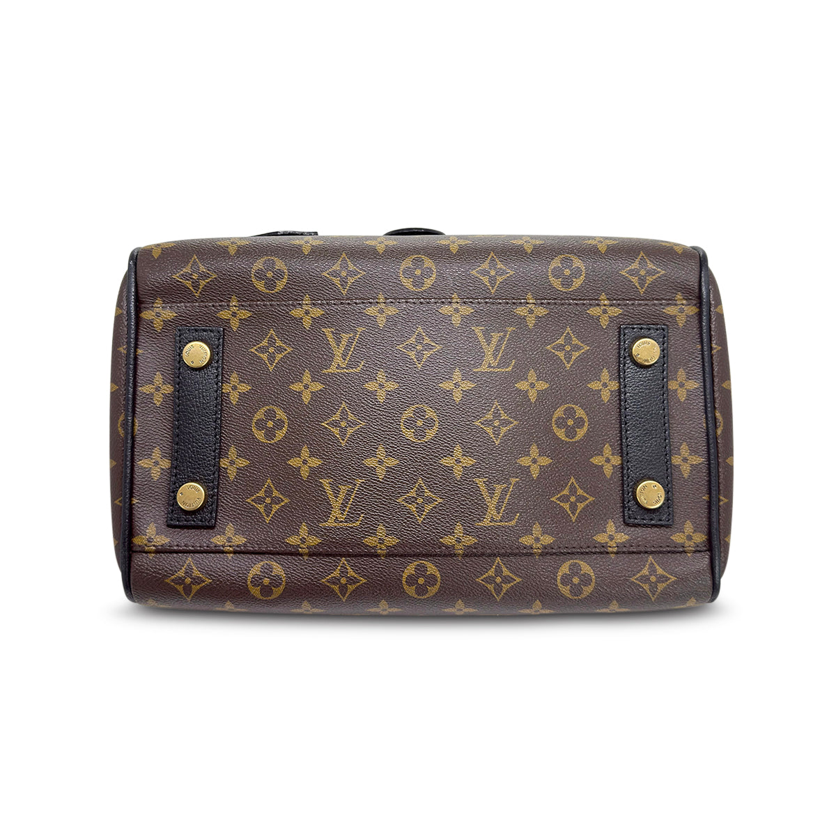 Louis Vuitton Limited Edition Black Monogram Canvas Golden Arrow Speedy Bag