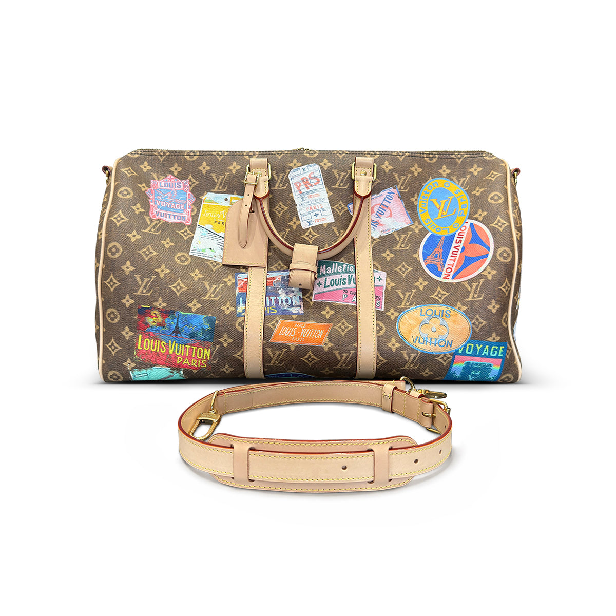 Louis Vuitton Keepall Bandoulière 50 Flight Mode
