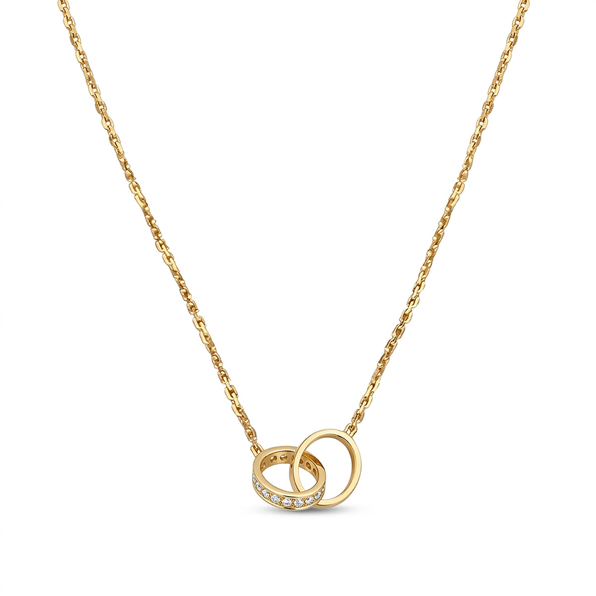 Cartier Baby Love pendant in 18K rose gold with diamonds