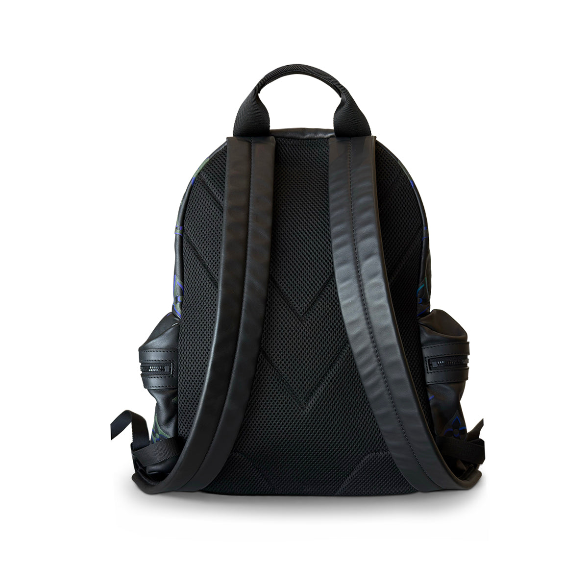 Louis Vuitton Calfskin Monogram Spotlight Comet Backpack Black Borealis