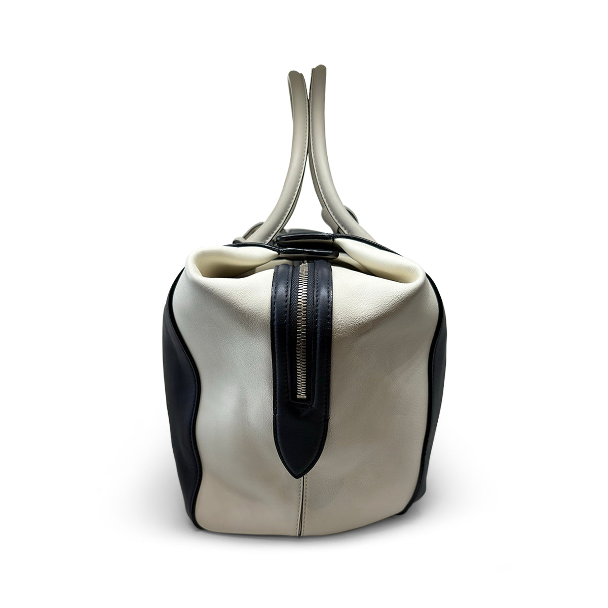 Louis Vuitton Limited Edition Speedy North-South Navy/White Leather (Spring 2012)